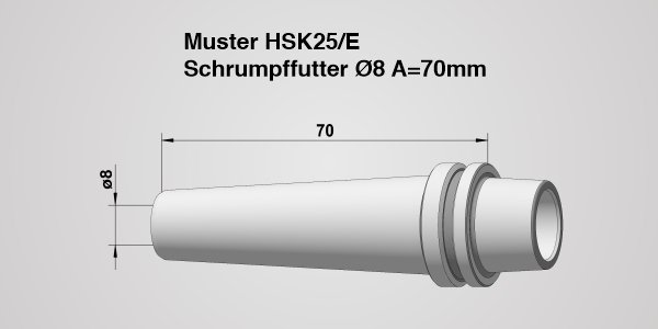 Werkzeughalter HSK 25