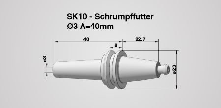 Werkzeughalter SK 10