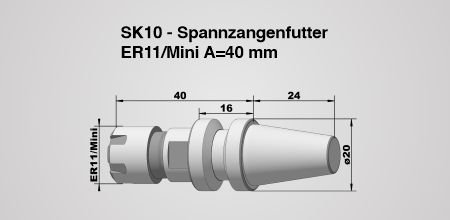 Werkzeughalter SK 10