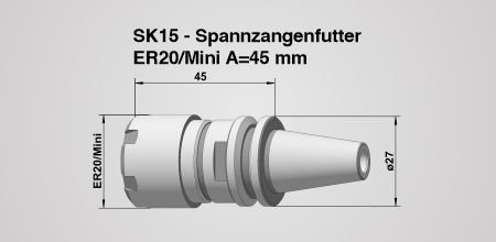 Werkzeughalter SK 15