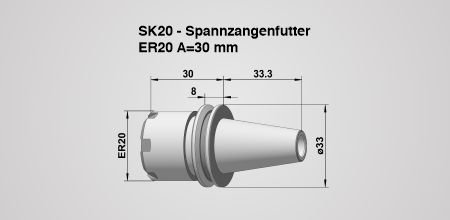 Werkzeughalter SK 20