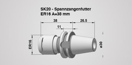 Werkzeughalter SK 20