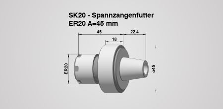 Werkzeughalter SK 20