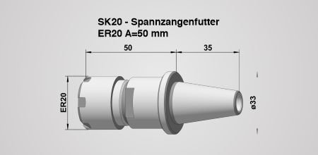 Werkzeughalter SK 20