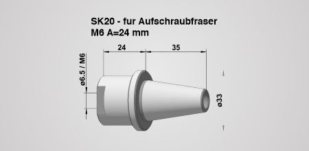Werkzeughalter SK 20