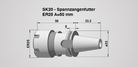 Werkzeughalter SK 20