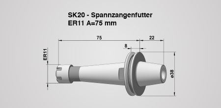 Werkzeughalter SK 20