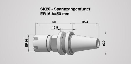 Werkzeughalter SK 20