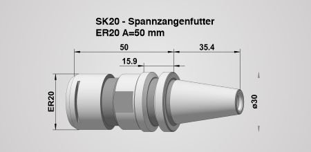 Werkzeughalter SK 20