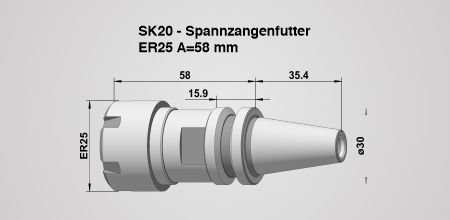 Werkzeughalter SK 20