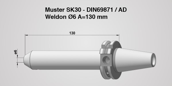 Werkzeughalter SK 30