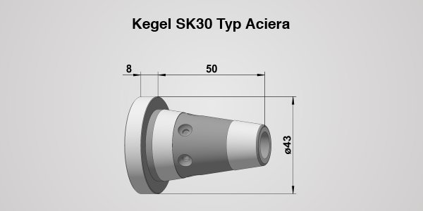 Werkzeughalter SK 30