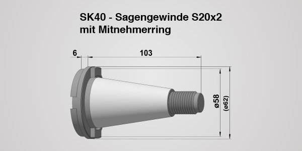 Werkzeughalter SK 40