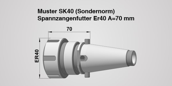 Werkzeughalter SK 40