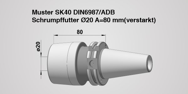 Werkzeughalter SK 40