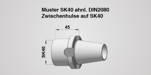Werkzeughalter SK 40