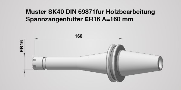 Werkzeughalter SK 40