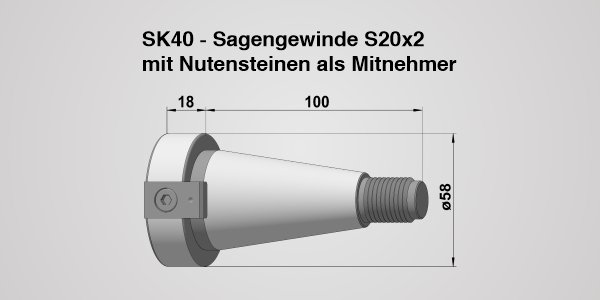 Werkzeughalter SK 40