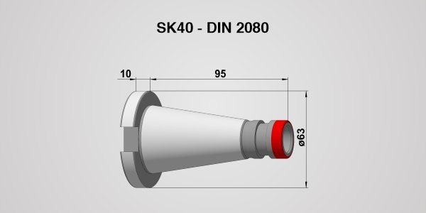 Werkzeughalter SK 40