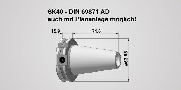 Werkzeughalter SK 40