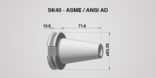 Werkzeughalter SK 40
