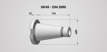Werkzeughalter SK 45