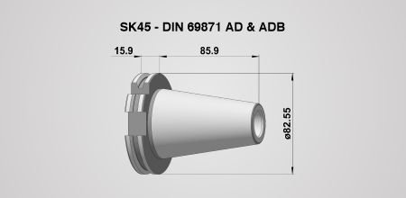 Werkzeughalter SK 45