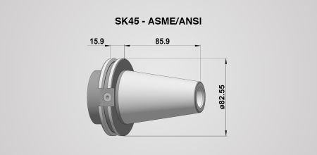 Werkzeughalter SK 45