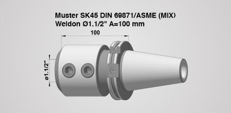 Werkzeughalter SK 45