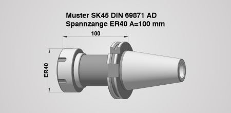 Werkzeughalter SK 45