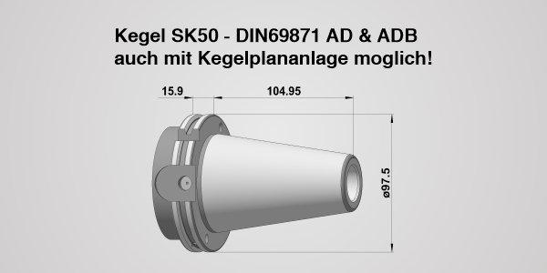 Werkzeughalter SK 50