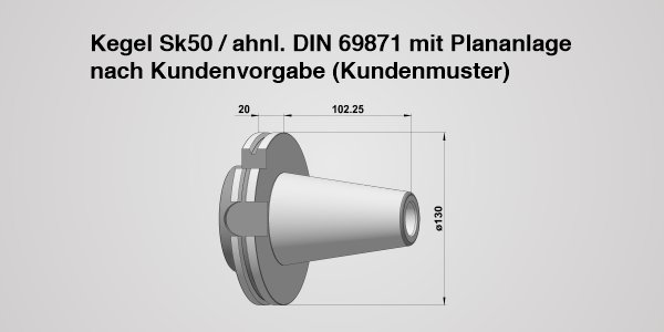 Werkzeughalter SK 50