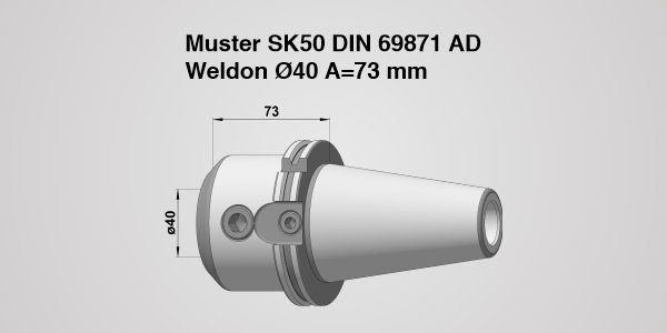 Werkzeughalter SK 50